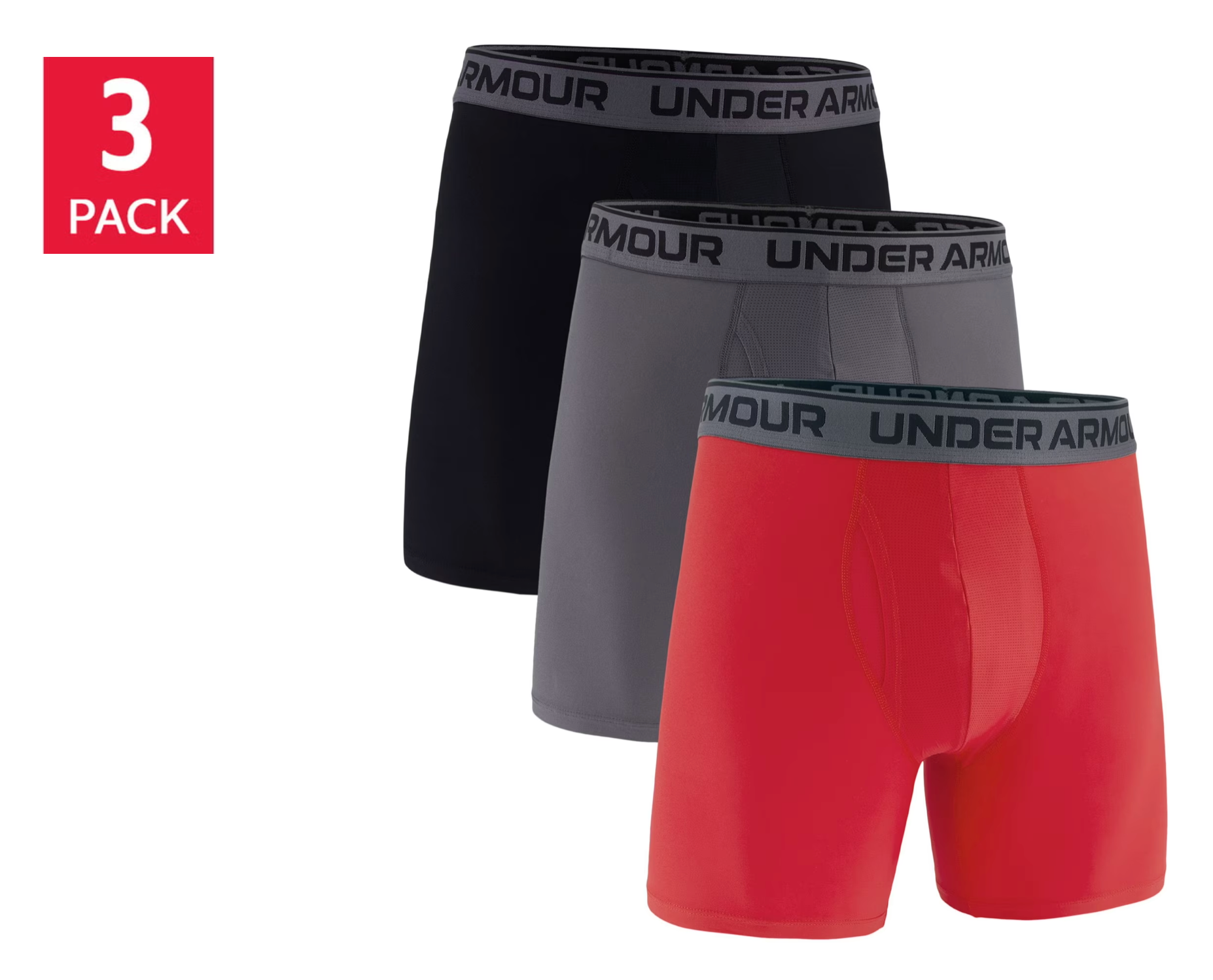 Under Armour Men's - Boxer Brief - Assorted Colors (3-Pack)